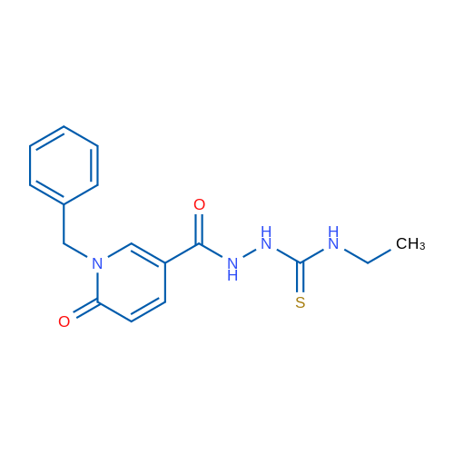 1-Benzyl-N-[(ethylcarbamothioyl)amino]-6-oxo-1,6-dihydropyridine-3-carboxamide 1g