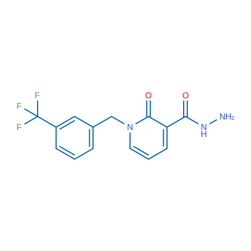 2-Oxo-1-{[3-(trifluoromethyl)phenyl]methyl}-1,2-dihydropyridine-3-carbohydrazide 1g