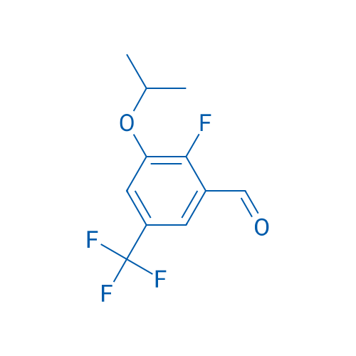 2-Fluoro-3-isopropoxy-5-(trifluoromethyl)benzaldehyde 10g
