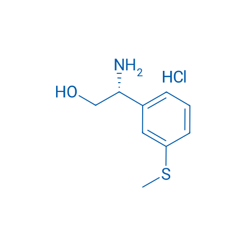 (R)-2-Amino-2-(3-(methylthio)phenyl)ethanol hydrochloride 100mg