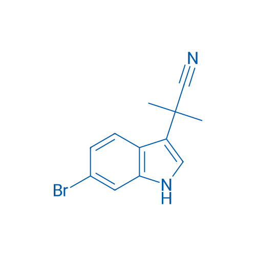 2-(6-Bromo-1H-indol-3-yl)-2-methylpropanenitrile 1g