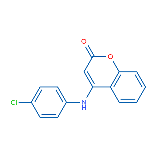 4-((4-Chlorophenyl)amino)-2H-chromen-2-one 5g