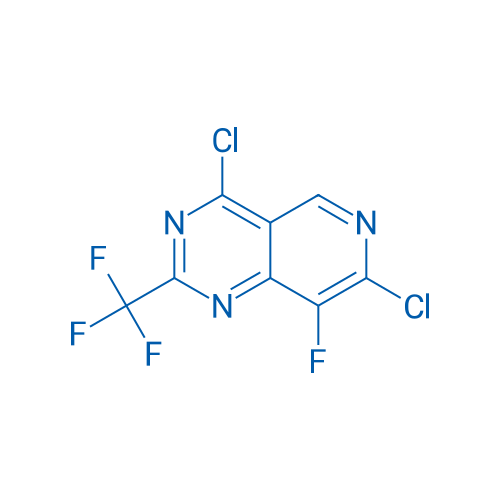 4,7-Dichloro-8-fluoro-2-(trifluoromethyl)pyrido[4,3-d]pyrimidine 250mg