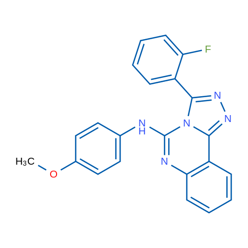 3-(2-Fluorophenyl)-N-(4-methoxyphenyl)-[1,2,4]triazolo[4,3-c]quinazolin-5-amine 5mg