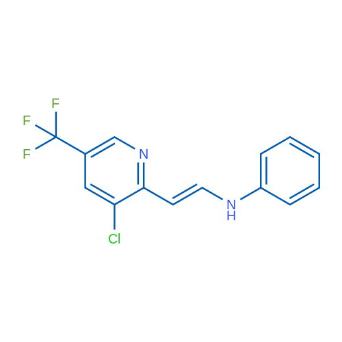 N-[(E)-2-[3-Chloro-5-(trifluoromethyl)pyridin-2-yl]ethenyl]aniline 1g