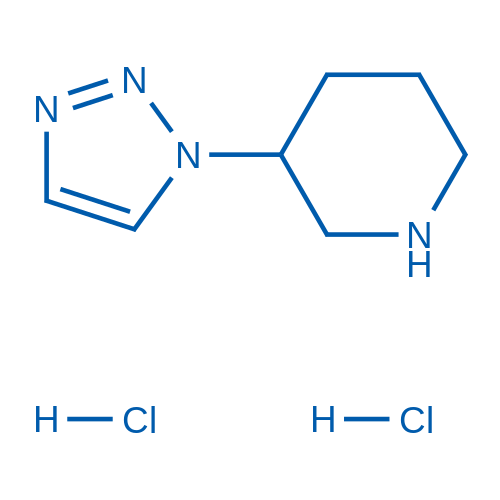 3-(1H-1,2,3-Triazol-1-yl)piperidine dihydrochloride 50mg