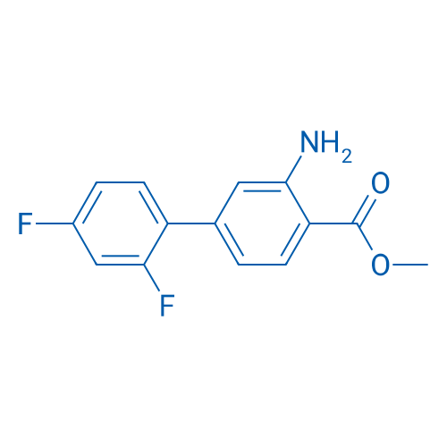Methyl 3-amino-2',4'-difluoro-[1,1'-biphenyl]-4-carboxylate 250mg