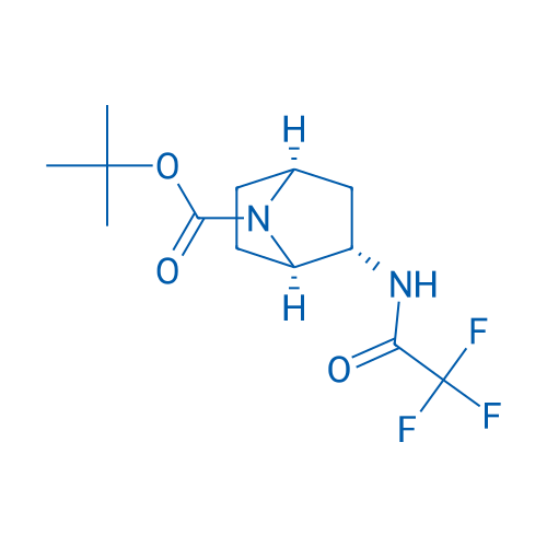 tert-Butyl (1R,2S,4S)-2-(2,2,2-trifluoroacetamido)-7-azabicyclo[2.2.1]heptane-7-carboxylate 100mg