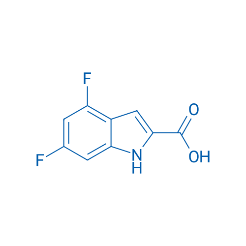 4,6-Difluoroindole-2-carboxylic acid 250mg