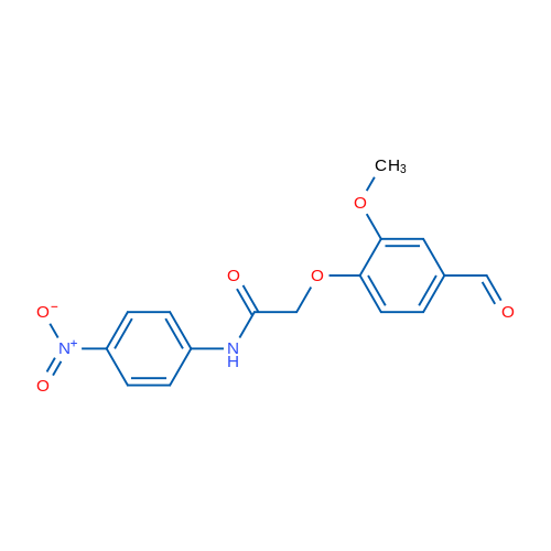 2-(4-Formyl-2-methoxyphenoxy)-N-(4-nitrophenyl)acetamide 1g