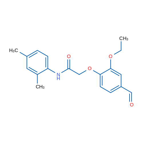 N-(2,4-Dimethylphenyl)-2-(2-ethoxy-4-formylphenoxy)acetamide 5g