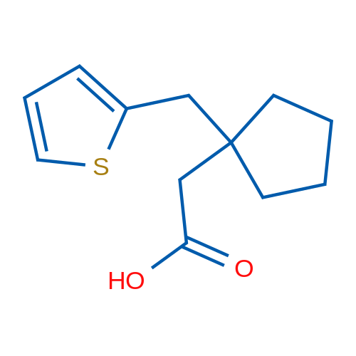 2-(1-(Thiophen-2-ylmethyl)cyclopentyl)acetic acid 1g