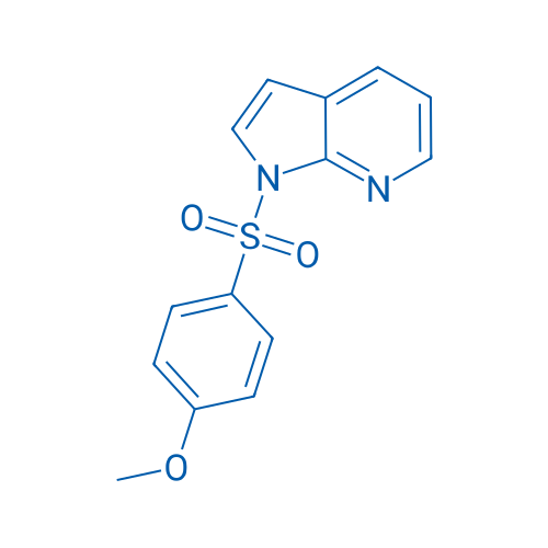 1-((4-Methoxyphenyl)sulfonyl)-1H-pyrrolo[2,3-b]pyridine 250mg