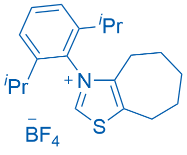 3-(2,6-Diisopropylphenyl)-5,6,7,8-tetrahydro-4H-cyclohepta[d]thiazol-3-ium tetrafluoroborate 250mg