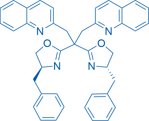 (4S,4'S)-2,2'-(1,3-Di(quinolin-2-yl)propane-2,2-diyl)bis(4-benzyl-4,5-dihydrooxazole) 100mg