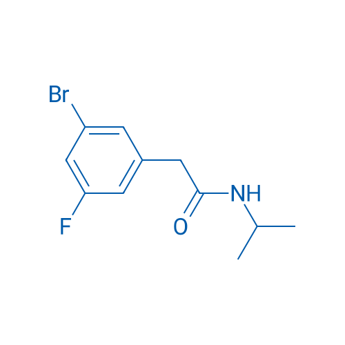 2-(3-Bromo-5-fluorophenyl)-N-isopropylacetamide 1g
