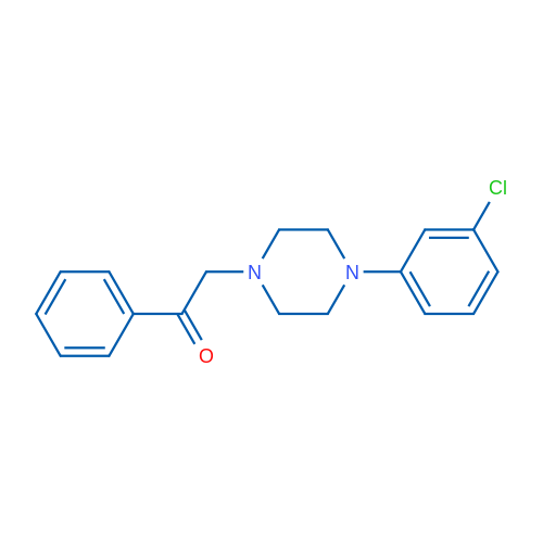 2-[4-(3-Chlorophenyl)piperazin-1-yl]-1-phenylethan-1-one 1g