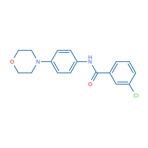 3-Chloro-N-[4-(morpholin-4-yl)phenyl]benzamide 1g