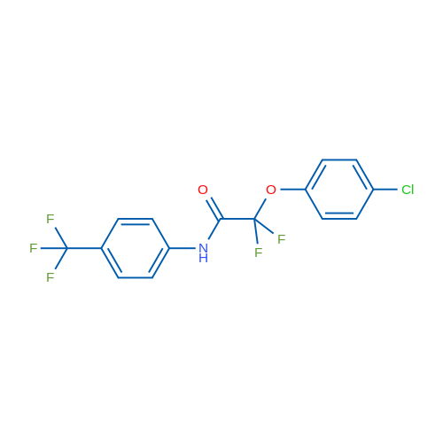 2-(4-Chlorophenoxy)-2,2-difluoro-N-[4-(trifluoromethyl)phenyl]acetamide 1g