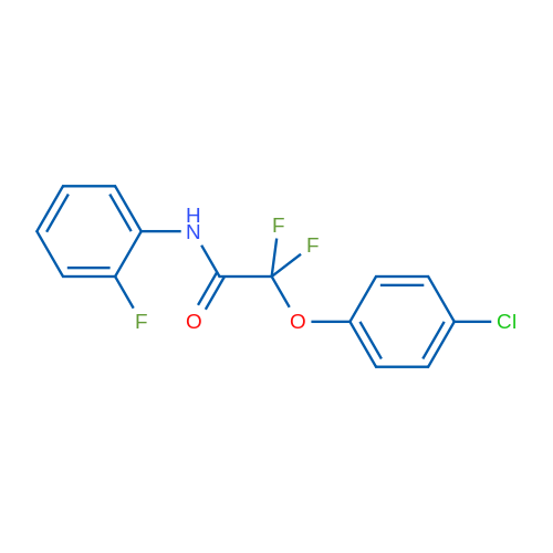 2-(4-Chlorophenoxy)-2,2-difluoro-N-(2-fluorophenyl)acetamide 1g