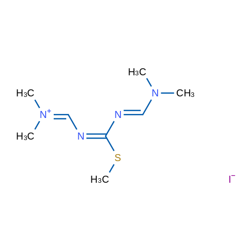 {[(E)-{[(E)-[(dimethylamino)methylidene]amino](methylsulfanyl)methylidene}amino]methylidene}dimethylazanium iodide 1g