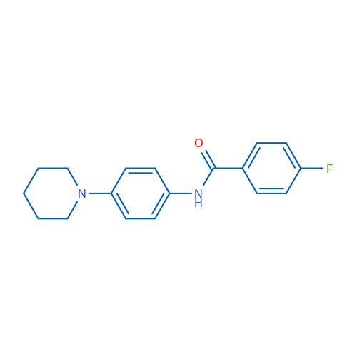 4-Fluoro-N-[4-(piperidin-1-yl)phenyl]benzamide 1g