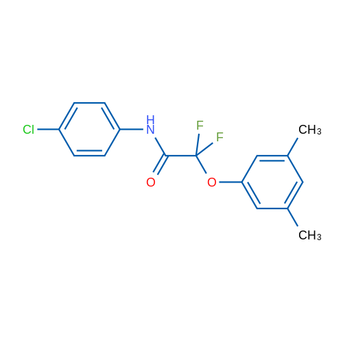 N-(4-Chlorophenyl)-2-(3,5-dimethylphenoxy)-2,2-difluoroacetamide 1g