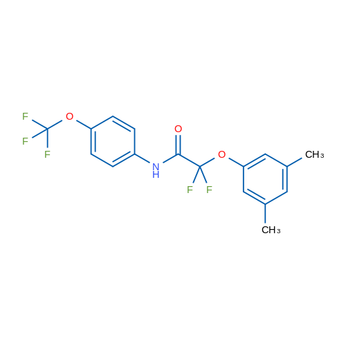 2-(3,5-Dimethylphenoxy)-2,2-difluoro-N-[4-(trifluoromethoxy)phenyl]acetamide 1g