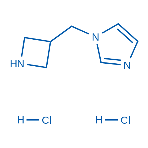 1-(Azetidin-3-ylmethyl)-1H-imidazole dihydrochloride 50mg