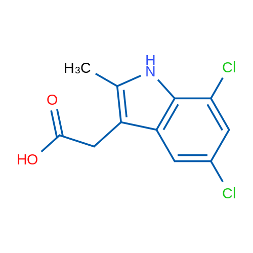 2-(5,7-Dichloro-2-methyl-1H-indol-3-yl)acetic acid 1g