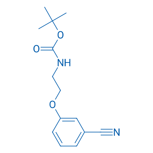 3-(Boc-aminoethyloxy)benzonitrile 250mg