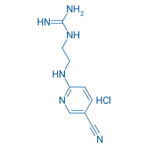 1-(2-((5-Cyanopyridin-2-yl)amino)ethyl)guanidine hydrochloride 100mg