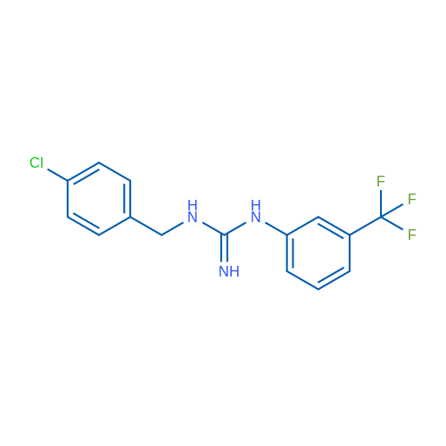 N'-[(4-Chlorophenyl)methyl]-N-[3-(trifluoromethyl)phenyl]guanidine 1g