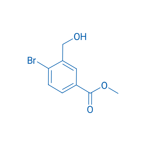 Methyl 4-bromo-3-(hydroxymethyl)benzoate 250mg