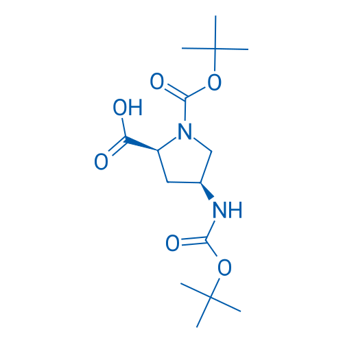 (2S,4S)-1-(tert-Butoxycarbonyl)-4-((tert-butoxycarbonyl)amino)pyrrolidine-2-carboxylic acid 100mg
