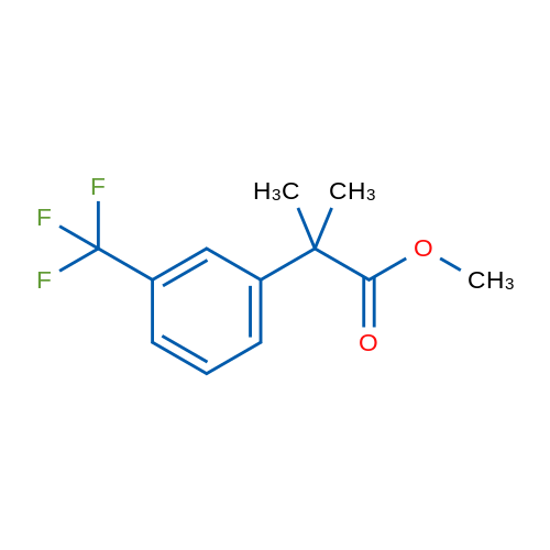 Methyl 2-methyl-2-(3-(trifluoromethyl)phenyl)propanoate 1g