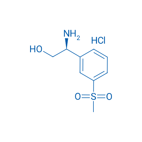 (S)-2-Amino-2-(3-(methylsulfonyl)phenyl)ethan-1-ol hydrochloride 250mg