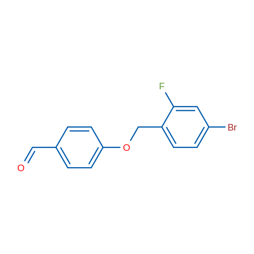 4-((4-Bromo-2-fluorobenzyl)oxy)benzaldehyde 1g