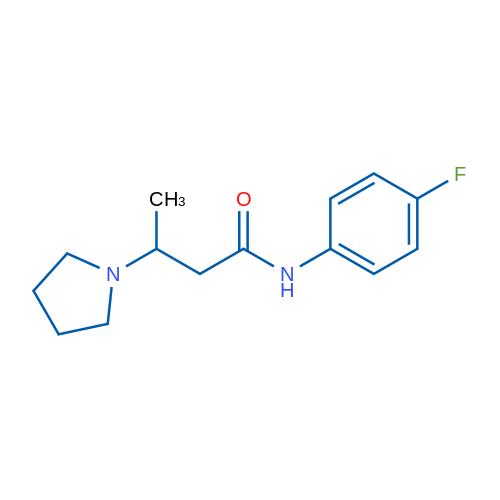 N-(4-Fluorophenyl)-3-(pyrrolidin-1-yl)butanamide 1g