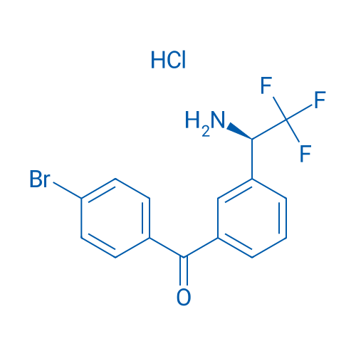 (R)-(3-(1-Amino-2,2,2-trifluoroethyl)phenyl)(4-bromophenyl)methanone hydrochloride 250mg