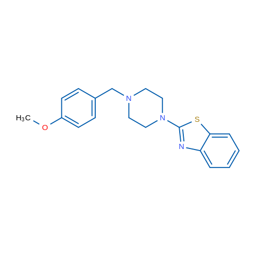 2-{4-[(4-methoxyphenyl)methyl]piperazin-1-yl}-1,3-benzothiazole 1g