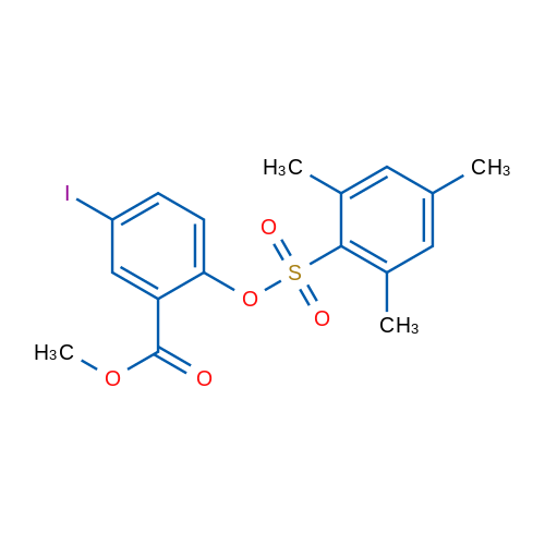 Methyl 5-iodo-2-[(2,4,6-trimethylbenzenesulfonyl)oxy]benzoate 1g