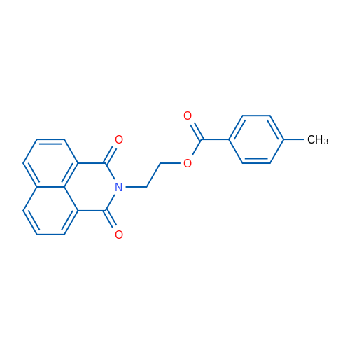 2-{2,4-dioxo-3-azatricyclo[7.3.1.0^{5,13}]trideca-1(12),5,7,9(13),10-pentaen-3-yl}ethyl 4-methylbenzoate 1g