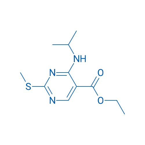 Ethyl 4-(isopropylamino)-2-(methylthio)pyrimidine-5-carboxylate 100mg