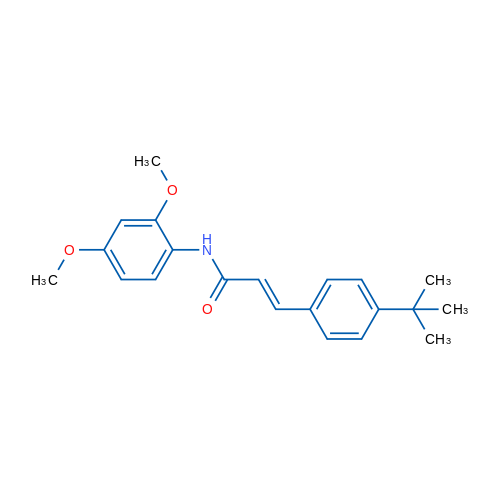 (2E)-3-(4-tert-Butylphenyl)-N-(2,4-dimethoxyphenyl)prop-2-enamide 1g