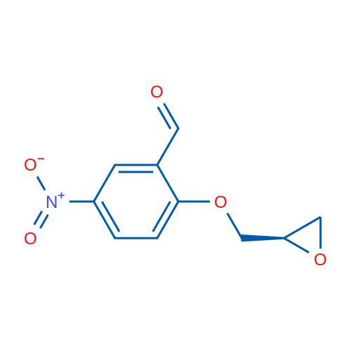 (R)-5-Nitro-2-(oxiran-2-ylmethoxy)benzaldehyde 1g