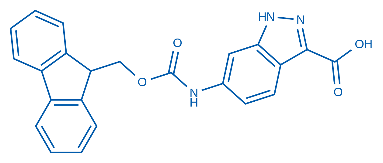 6-((((9H-Fluoren-9-yl)methoxy)carbonyl)amino)-1H-indazole-3-carboxylic acid 100mg