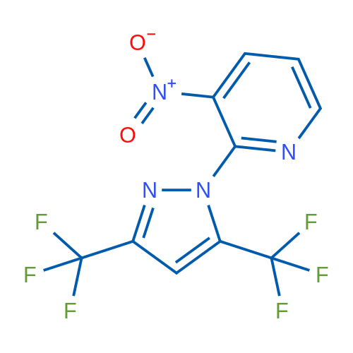 2-[3,5-Bis(trifluoromethyl)-1H-pyrazol-1-yl]-3-nitropyridine 1g