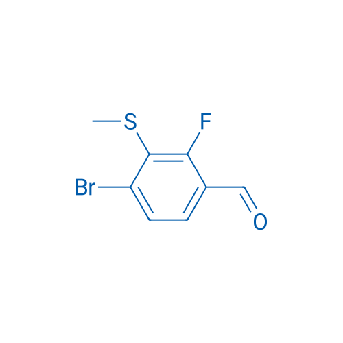 4-Bromo-2-fluoro-3-(methylthio)benzaldehyde 5g