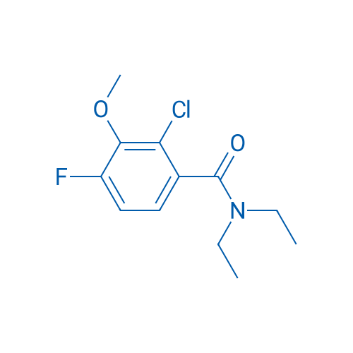 2-Chloro-N,N-diethyl-4-fluoro-3-methoxybenzamide 1g
